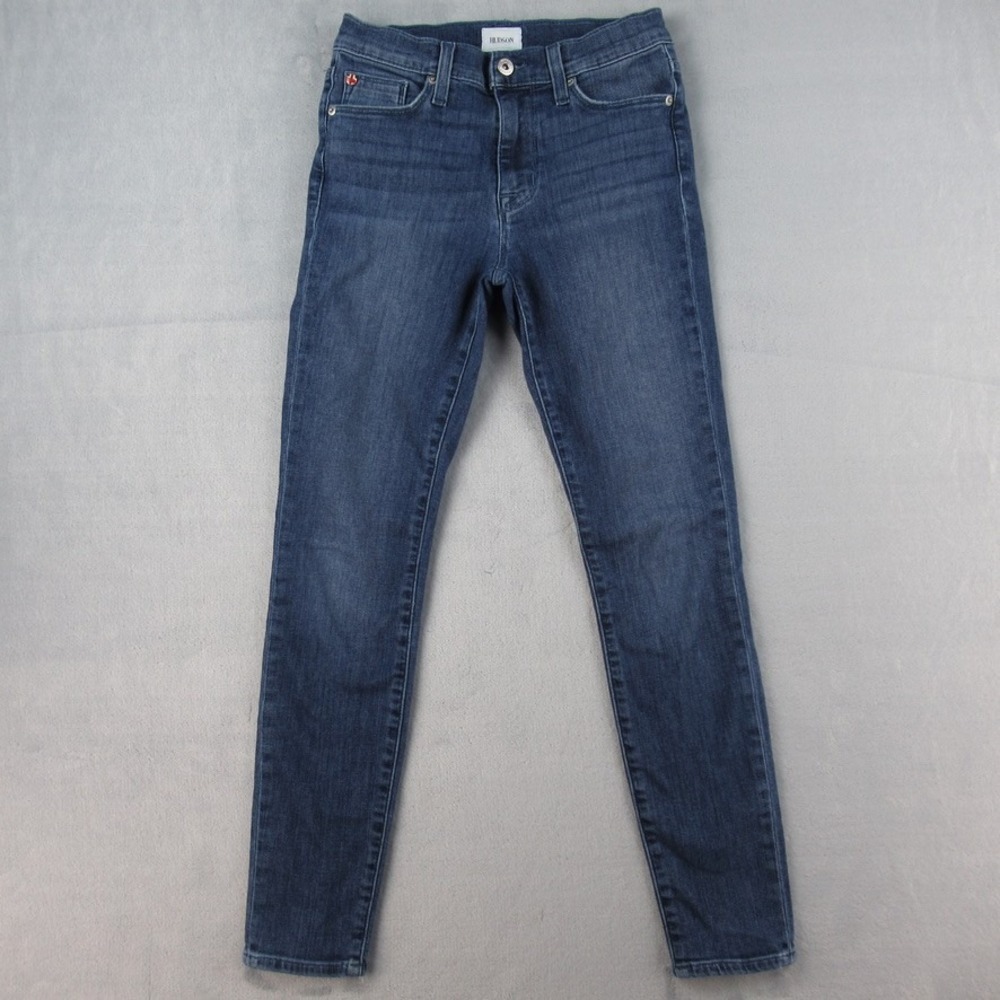Hudson Blair High Rise Super Skinny Jeans Dark Wash Blue Size 25 GBJSAD5HA418